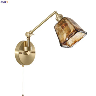 Celako™ Veroku Wall Light | Glass Japan Style
