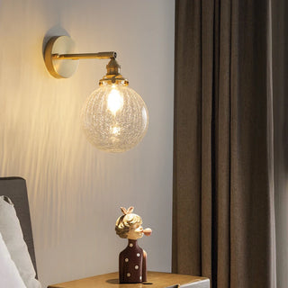 Celako™ Lunore Wall Light | Glass Bedroom Lighting