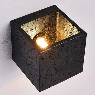 Celako™ Travinoir Wall Light | Black Travertine Living Room Lighting