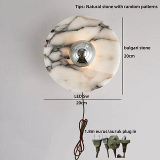 Celako™ Lumia Wall Light | Bulgari Stone Living Room Lighting