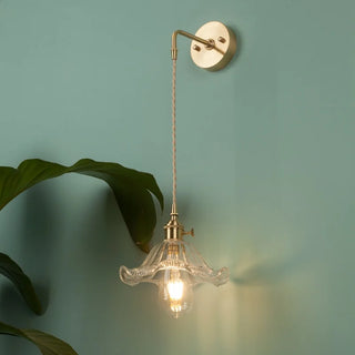 Celako™ Lustris Wall Light | Copper Glass Bedroom Lighting