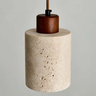 Celako™ Calizia Pendant Light | Travertine Dining Room Lighting