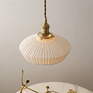 Celako™ Biancone Pendant Light | Ceramic Kitchen Island Lighting