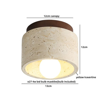 Celako™ Marvela Ceiling Light | Travertine Living Room Lighting