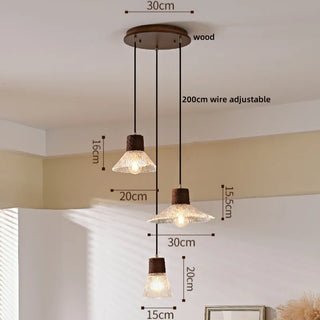 Celako™ Kiyoshi Pendant Light | Glass Dining Room Lighting
