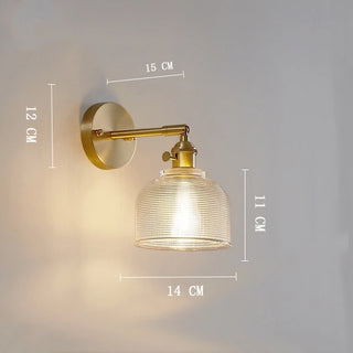Celako™ Claryn Wall Light | Copper Bedroom Lighting