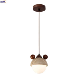 Celako™ Aurepetra Pendant Light | Yellow Travertine Nordic Minimalism
