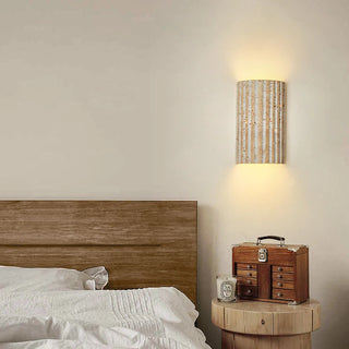 Celako™ Avorio Wall Light | Travertine Bedroom Lighting