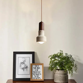 Celako™ Sabbioso Pendant Light | Yellow Travertine Nordic Wabi Sabi