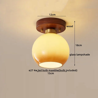 Celako™ Nucora Ceiling Light | Glass Dining Room Lighting