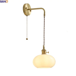 Celako™ Aureglas Wall Light | Glass Bedroom Lighting