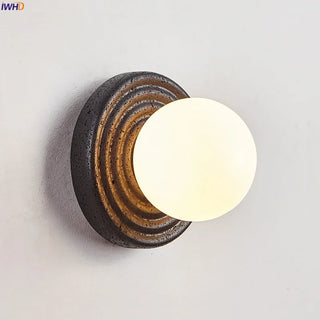 Celako™ Gravina Wall Light | Black Travertine Living Room Lighting