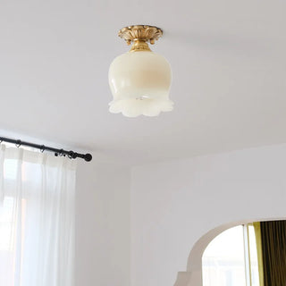 Celako™ Auresta Ceiling Light | Copper Resin Living Room Lighting