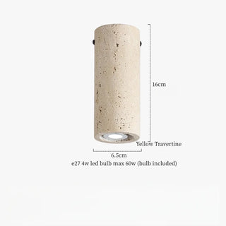 Celako™ Travexa Ceiling Light | Yellow Travertine Kitchen Island Lighting