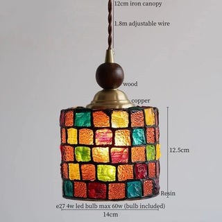 Celako™ Vetrata Pendant Light | Resin Kitchen Island Lighting