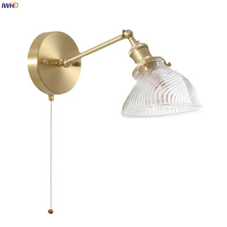 Celako™ Lustrio Wall Light | Glass Bedroom Lighting