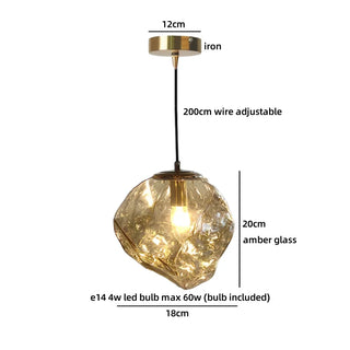 Celako™ Aurena Pendant Light | Glass Kitchen Island Lighting