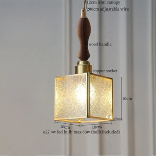 Celako™ Serein Pendant Light | Glass And Crystal Dining Room Lighting