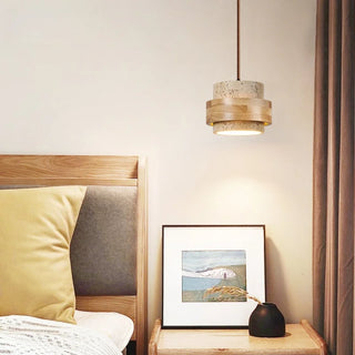 Celako™ Travitano Pendant Light | Yellow Travertine Kitchen Island Lighting