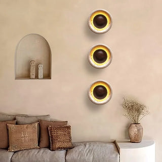 Celako™ Travium Wall Light | Travertine Hallway Lighting
