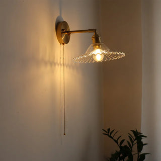Celako™ Cuverra Wall Light | Copper Glass Living Room Lighting