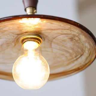 Celako™ Succinea Pendant Light | Amber Glass Kitchen Island Lighting