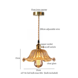 Celako™ Vitrium Pendant Light | Glass Bedroom Lighting