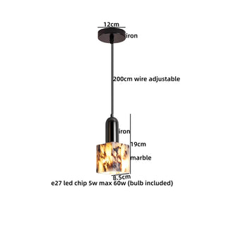 Celako™ Calmaro Pendant Light | Marble Dining Room Lighting