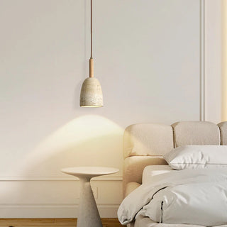 Celako™ Travella Pendant Light | Yellow Travertine Bedroom Lighting