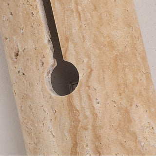 Applique murale Celako™ Sabitone | Travertin jaune Wabi Sabi Moderne