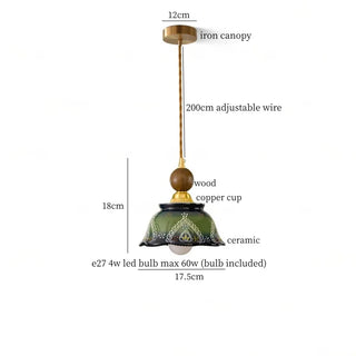Celako™ Cuprida Pendant Light | Ceramic Kitchen Island Lighting