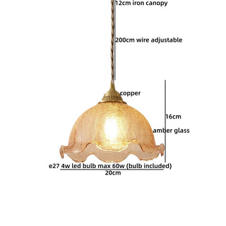 Celako™ Ambrel Pendant Light | Glass Kitchen Island Lighting