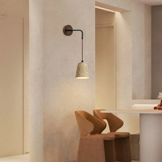 Celako™ Travina Wall Light | Travertine Bedroom Lighting