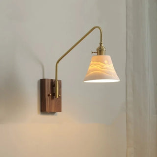 Celako™ Cerune Wall Light | Copper Ceramic Bedroom Lighting