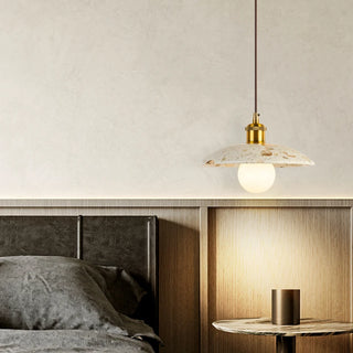 Celako™ Lunazzo Pendant Light | Terrazzo Bedroom Lighting