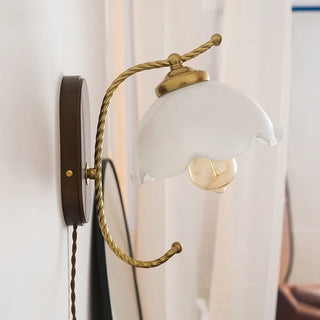 Celako™ Lunova Wall Light | Glass Bedroom Lighting