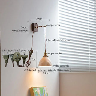 Celako™ Kaolune Wall Light | Copper Nordic Modern Bedroom Lighting