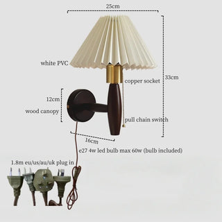 Celako™ Albaria Wall Light | White PVC Contemporary Living Room Lighting