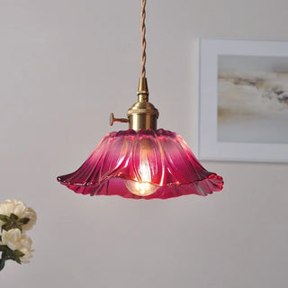 Celako™ Amarath Pendant Light | Purple Glass Kitchen Island Lighting