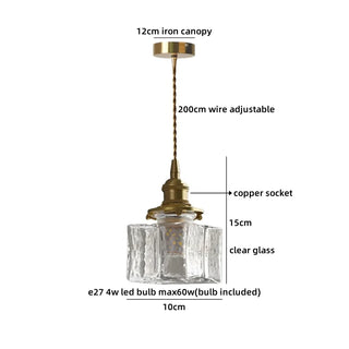 Celako™ Kavira Pendant Light | Glass Dining Room Lighting