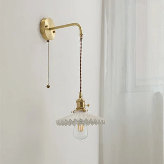 Celako™ Kaolux Wall Light | Ceramic Copper Bedroom Lighting