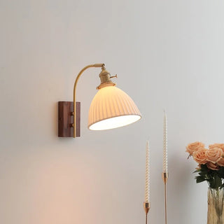Celako™ Karumi Wall Light | Ceramic Bedroom Lighting