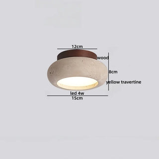 Celako™ Lunastone Ceiling Light | Marble Modern Style Bedroom Lighting