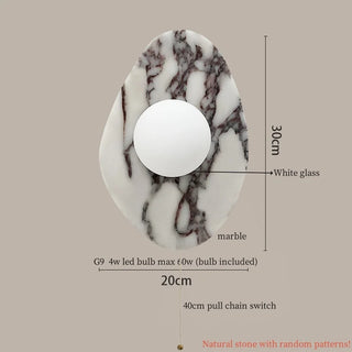 Celako™ Striava Wall Light | Marble Glass Stone Kitchen Island Lighting