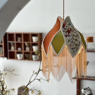 Celako™ Voilage Pendant Light | Cloth French Vintage Bedroom Lighting