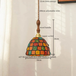 Celako™ Nacreon Pendant Light | Resin And Shell Living Room Lighting