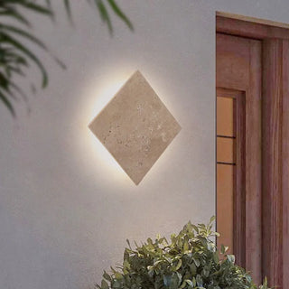 Celako™ Sabiore Wall Light | Yellow Travertine Japan Style