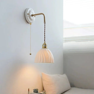 Celako™ Kaoline Wall Light | White Ceramic Living Room Lighting