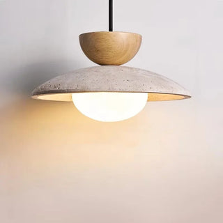 Celako™ Lapideous Pendant Light | Black Travertine Nordic Minimalism Bedroom Lighting