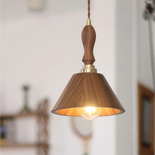Celako™ Copperwood Pendant Light | Wood Kitchen Island Lighting